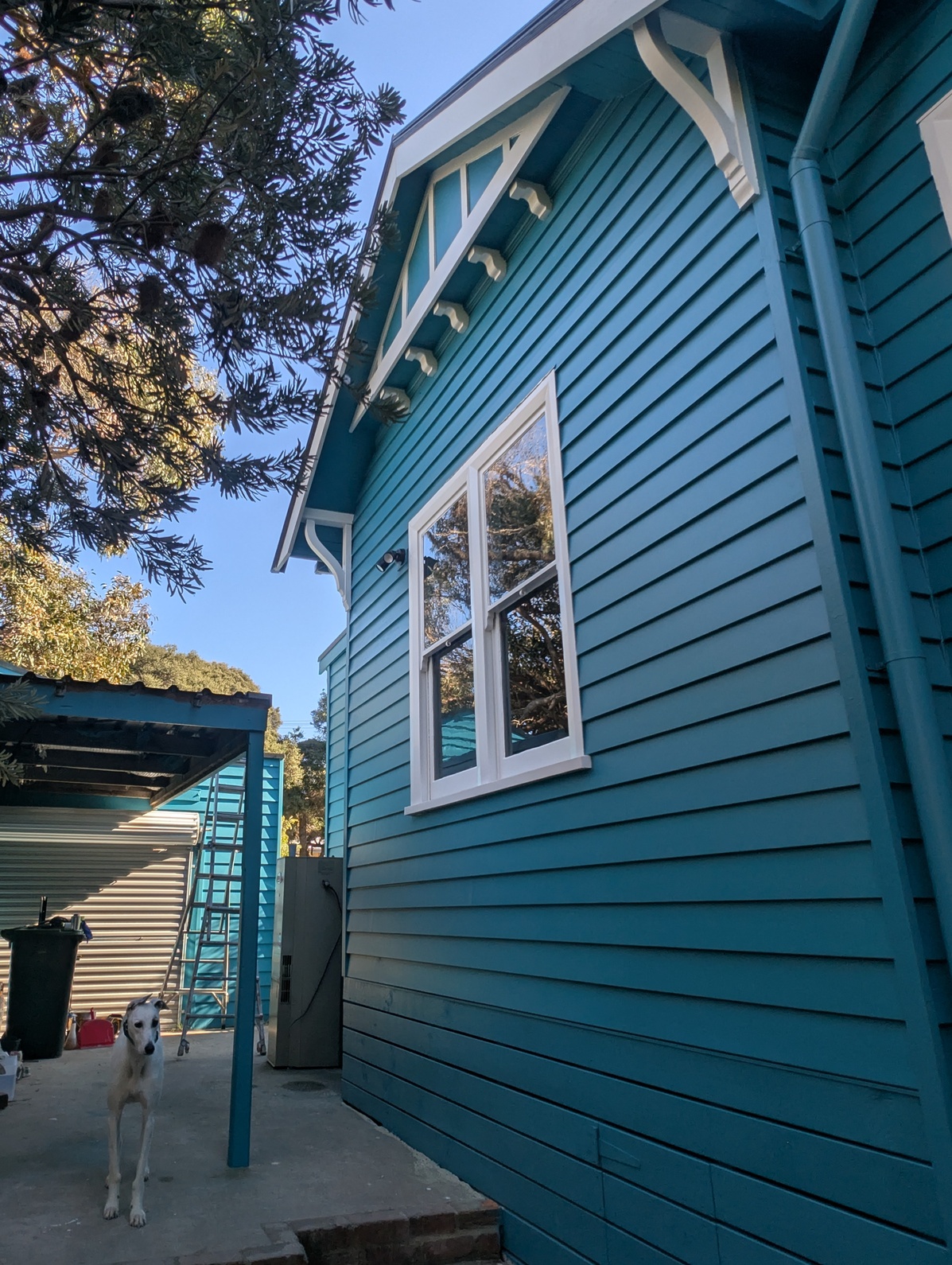 Professional restoration painting on heritage home in Point Lonsdale